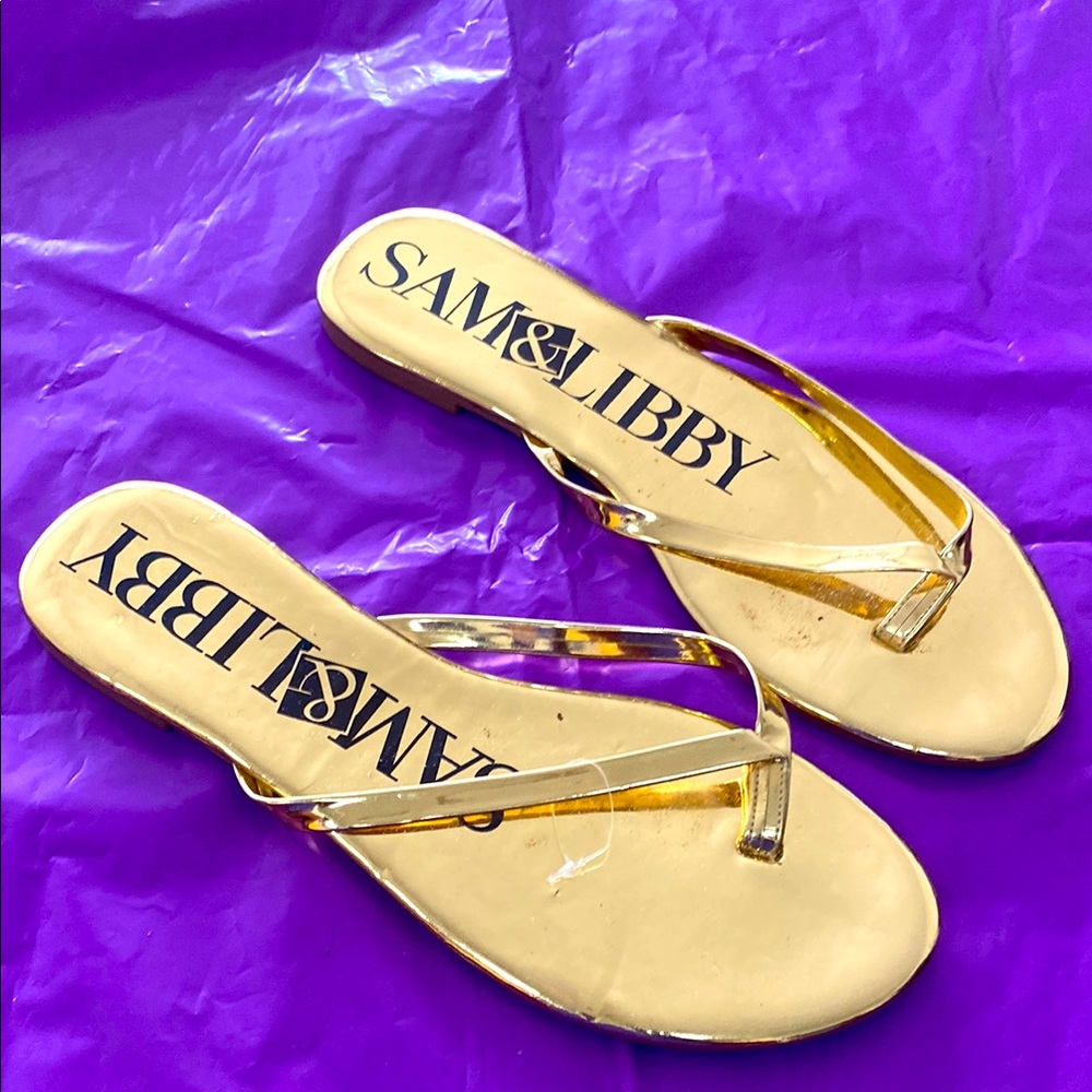 Sam & Libby Gold Women's Sandals